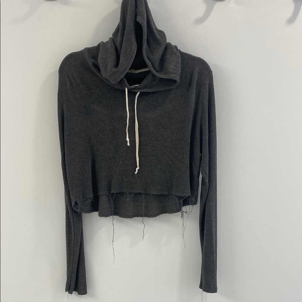 Brandy Melville Cropped Hoodie